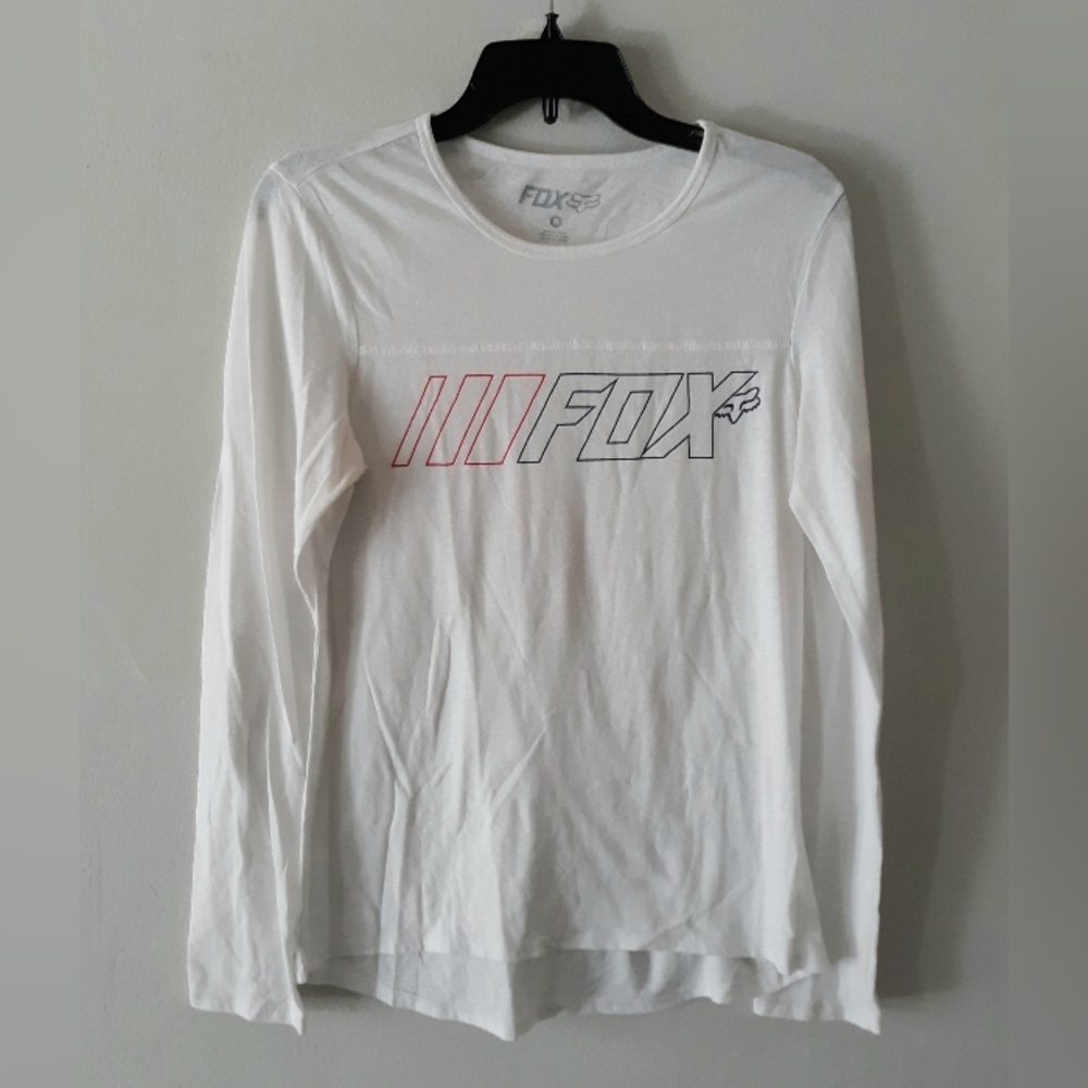 Y2K Fox Racing Logo T Shirt